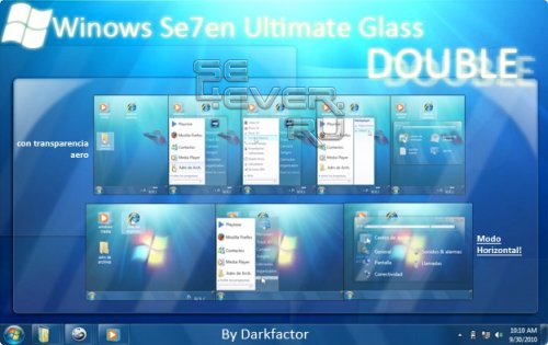 Windows 7 Ultimate Glass -     FL 1.1 240x320