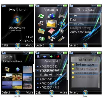 Vista Ultimate -    Sony Ericsson [240x320]