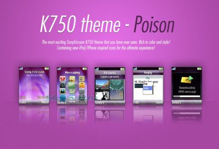 Poison -   +   Sony Ericsson K750  W800