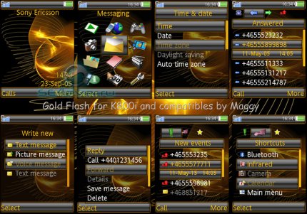 Gold Flash -   Sony Ericsson [320x240]