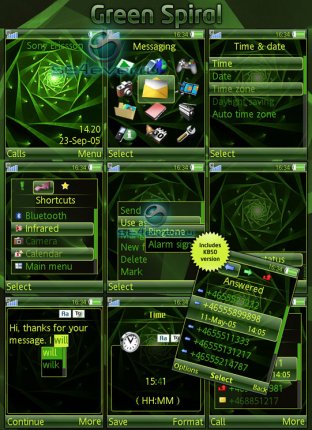 GreenSpiral -   Sony Ericsson [176x220], [320x240]