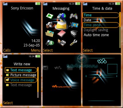 ElectroSE Pack  for Sony Ericsson [240x320]