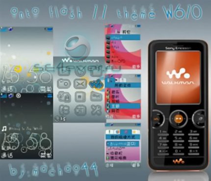 Onto - Flash Theme (menu & standby) for Sony Ericsson [176x220]