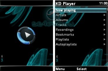 WMP Fractal - Skin for KD Player 0.8.6 - 0.9.5 [240x320] 