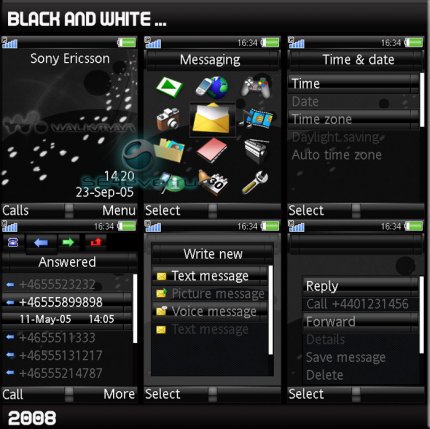 Black and White -   Sony Ericsson [320240]