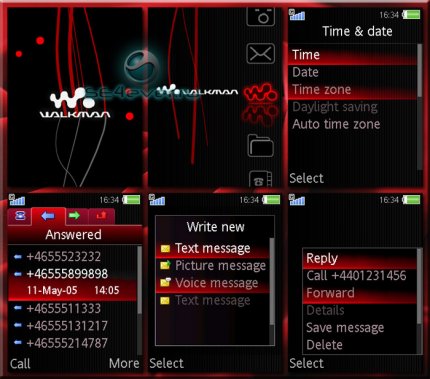 Siimplee - Flash Theme (menu & standby) for Sony Ericsson [320x240]