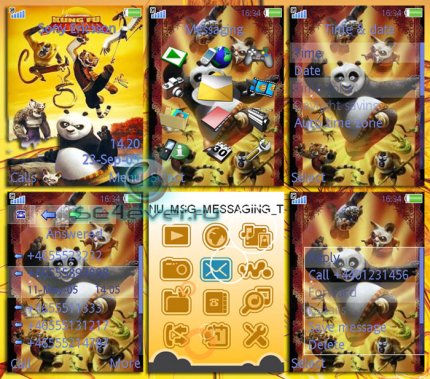 Kung Fu Panda -   Flash Menu  Sony Ericsson [320x240]