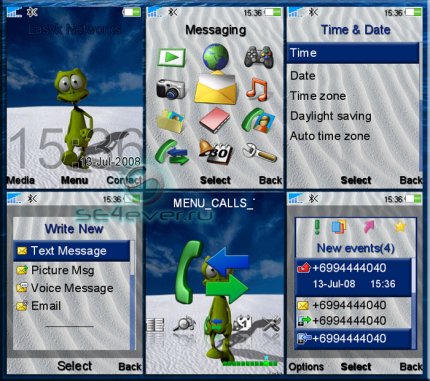 Sandman -   Flash Menu  Sony Ericsson [320x240]