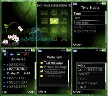 Everchanging - Flash Themes (menu & standby) for Sony Ericsson [320x240]
