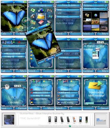 Butterflies -   Sony Ericsson [240x320]