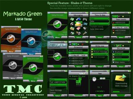 Markado Green - Shake it   Sony Ericsson [240x320]