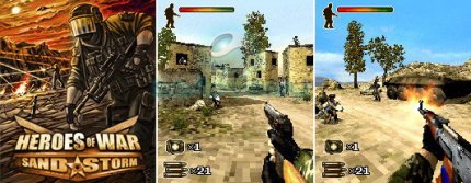 Heroes of War: Sand Storm 3D     Sony Ericsson