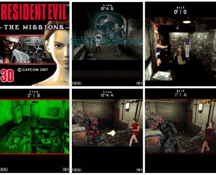 Resident Evil: The Missions 3D - java 