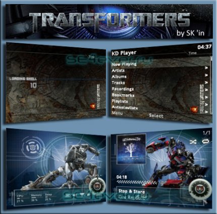 Transformers - Skin for KD Player [240x320]