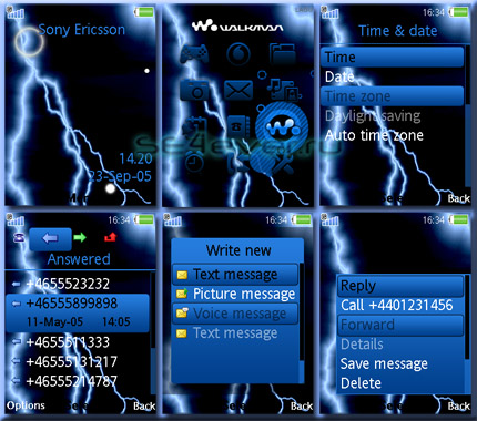 Vodafone Storm - Flash Theme 2.0 for Sony Ericsson [240x320]