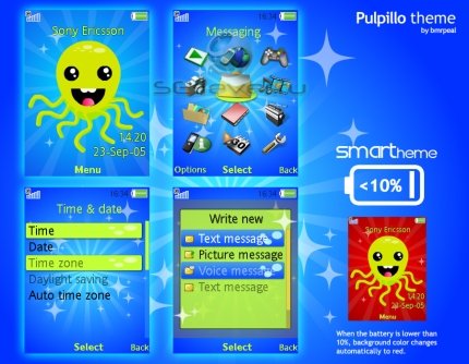 Pulpillo - Flash Theme 2.1 for Sony Ericsson [240x320]