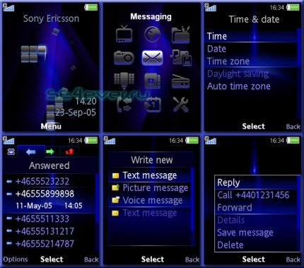 Laser Precsion - Flash Theme 2.1 for Sony Ericsson [240x320]