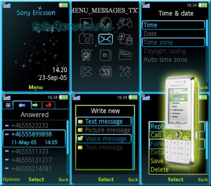 Digitize - Flash Theme 2.0 for Sony Ericsson [240x320]