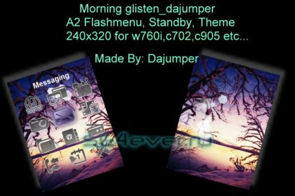 Morning Glisten - Flash Theme 2.1 for Sony Ericsson [240x320]