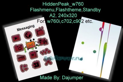 Hidden Peak - Flash Theme 2.1 for Sony Ericsson [240x320]