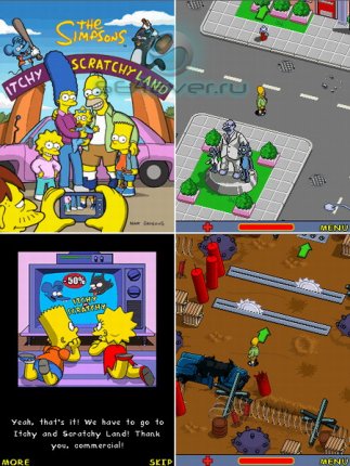 The Simpsons 2 Itchy & Scratchy Land - java 