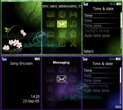 Everchanging - Flash Theme 2.0 for Sony Ericsson