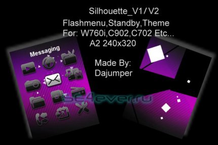 Silhouette - Flash Theme 2.1 for Sony Ericsson