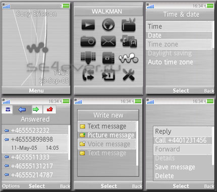Walkman Gray - Flash Theme 2.1 for Sony Ericsson