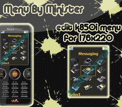 Edit Menu k850 for 176x220i by Minister