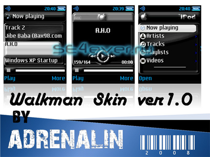 iPod Skin - Skin for Walkman 1.0 Sony Ericsson 176x220