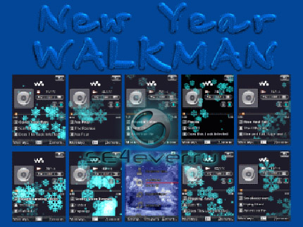 New Year's Walkman -   Sony Ericsson [UIQ 3]
