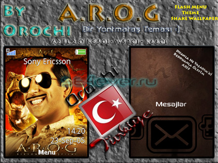 A.R.O.G - Shake-it Flash Theme 2.0 for Sony Ericsson