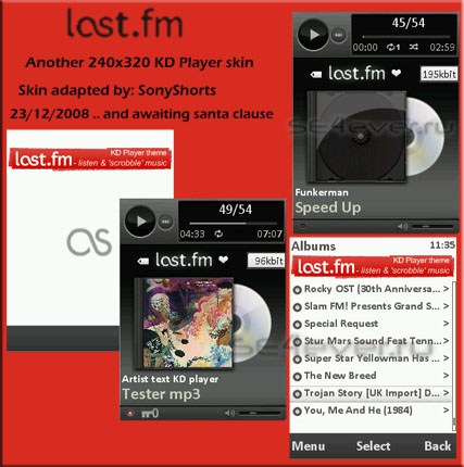 Last.FM - Skin for KD Player 240x320