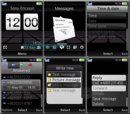 HTC Touch - Flash Theme 2.0 for Sony Ericsson