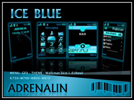 ICE BLUE - Pack For SE 176x220