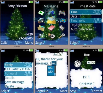 Christmastree -   Sony Ericsson 240x320