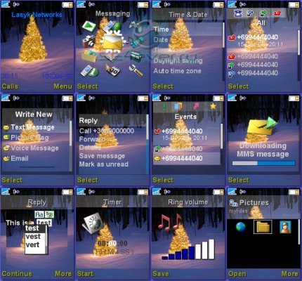 Animated christmas -     Sony Ericsson 176x220