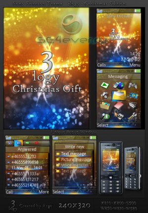3logy - Christmas Gift -   Sony Ericsson [176x220]