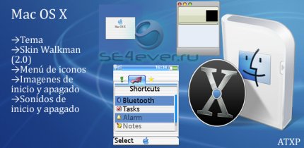 Mac OS X  - pack For Sony Ericsson 176220