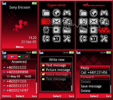 Passion vs WRed - Flash Theme 2.0 for Sony Ericsson 240x320
