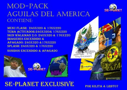 Aguilas Del America - Mod Pack For SE 176x220