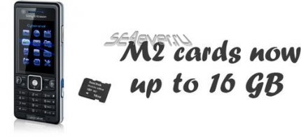   SanDisk MemoryStick Micro M2 16Gb -   Sony Ericsson