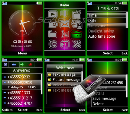 XPERIA - Flash Theme 2.0 for Sony Ericsson 240x320