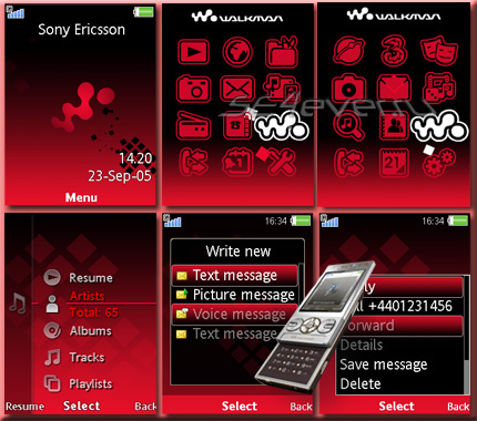 Passion - Flash Theme 2.1 for Sony Ericsson