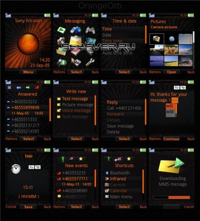 Orange Orb -   Sony Ericsson [240x320]