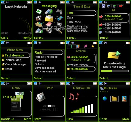 Orbit green -   Sony Ericsson 176x220