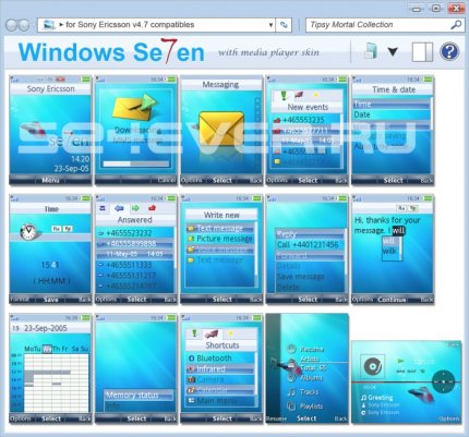 Windows Se7en -   Sony Ericsson [240x320]