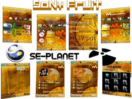 Sony Fruit - Flash Theme 1.1 for Sony Ericsson 176x220
