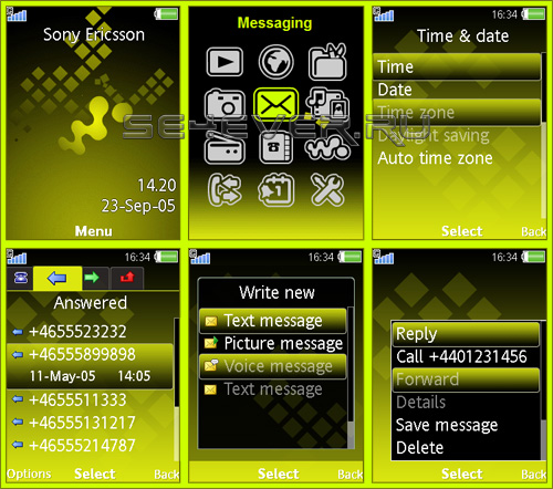 Lemon W705 - Flash Theme 2.1 for Sony Ericsson