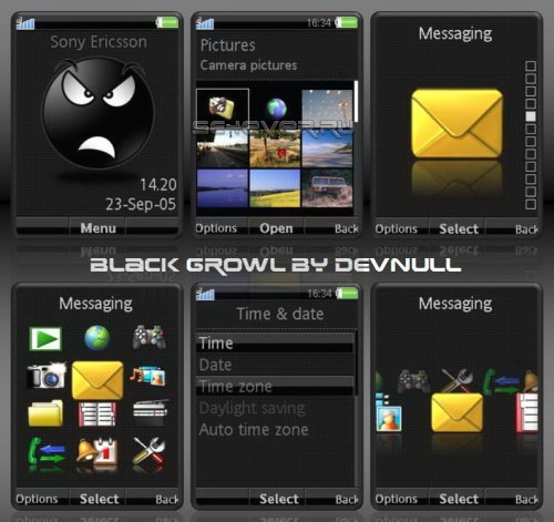 Black Growl - Shake-It theme for SE A2